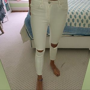 White Jeans, only worn once!